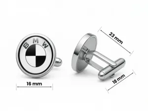 BMW Personalized Cufflinks Men Racing Drift Premium Model